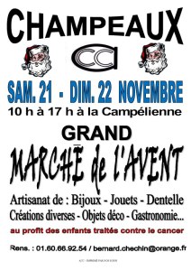 MARCHÉ DE L’AVENT du 21-22 novembre 2026 à CHAMPEAUX (77)