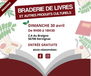 Braderie de livres et autres produits culturels