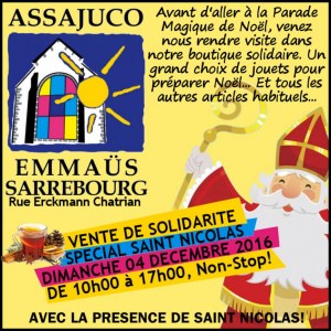 Marché aux puces de Solidarité Spécial St Nicolas