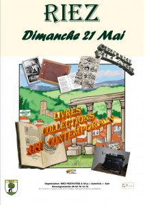 Riez Dimanche 21 Mai 2ème Salon Du Livre – Collections – Vieux Papiers Art Contemporain