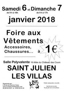 Foire aux Vêtements et accessoires à 1 euro