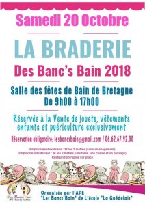 Braderie Enfance/Puériculture Les Bancs'Bain