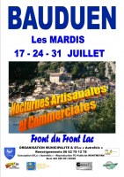 Bauduen accueille les marches nocturnes de juillet