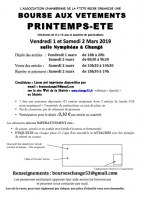Bourse aux vêtements enfants printemps / été