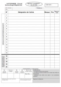 Bourse aux vêtements enfants printemps / été