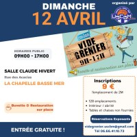 Vide-grenier en intérieur - COMPLET