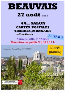 44ème salon des cartes postales, timbres, monnaies, collections