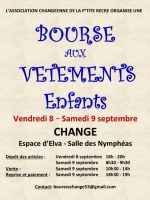 Bourse aux vêtements et matériel de puériculture