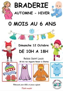 Braderie automne hiver spéciale bébés et jeunes enfants