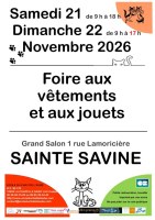 Foire aux vêtements et aux jouets