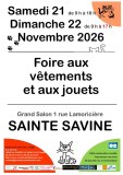 Foire aux vêtements et aux jouets