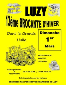 13ème BROCANTE D'HIVER
