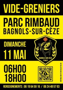 Vide grenier annuel du RCBM