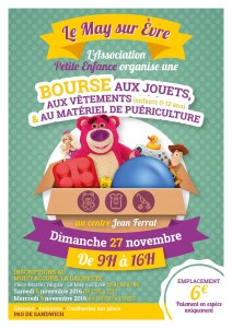 49 : Le May-sur-Èvre - Bourse aux jouets et aux vêtements et matériels de puériculture