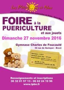29 : Brest - Foire à la puériculture et aux jouets