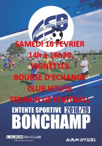 53 : Bonchamp-lès-Laval - ESB football, album du club, bourse d’échange des vignettes