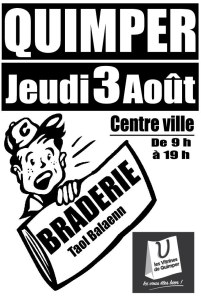 29 : Quimper - Grande braderie des commerçants