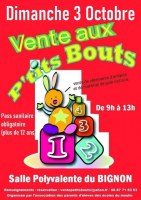 Vente aux p’tits bouts