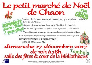 Le petit marché de Noël de Chaon