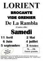 Brocante vide grenier de La Rambla