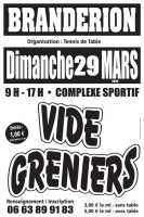 Vide grenier Brandérion