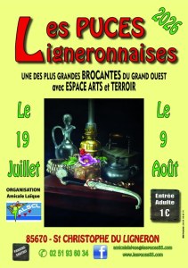 Les Puces Ligneronnaises (brocante exposants professionnels)