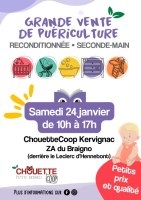 Grande vente de puériculture