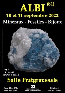 7e SALON MINERAUX FOSSILES BIJOUX d'ALBI (Tarn)