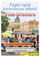VIDE-GRENIERS à Saint-Germain-Laxis