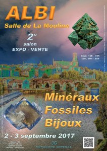 2e SALON MINERAUX FOSSILES BIJOUX d'ALBI - TARN - REGION OCCITANIE - FRANCE