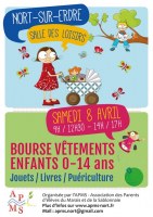 Bourse aux vêtements printemps été 0/14 ans - Jouets - Livres - Puériculture