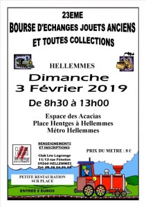 BOURSE D’ÉCHANGES JOUETS ANCIENS ET TOUTES COLLECTIONS