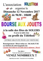 Bourse aux jouets pour le Téléthon