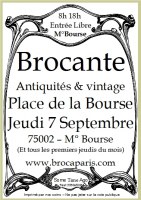 Antiquités-Brocante-Vintage de la Place de la Bourse