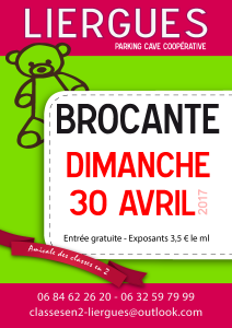20e brocante des classes en 2 de Lierrgues