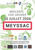 BROCANTE - VIDE-GRENIER DU 14 JUILLET 2026 - MEYSSAC