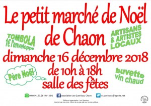 Le petit marché de noël de chaon