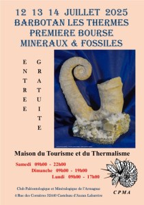 Salon bourse Minéraux et Fossiles