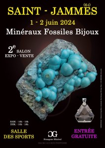 2e SALON MINERAUX FOSSILES BIJOUX de SAINT-JAMMES (Pyrénées-Atlantiques)