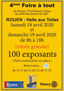 4ème Foire à tout du Rotary Club Rouen Seine