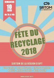 Fête du recyclage & Vide Grenier au SIRTOM d'Apt