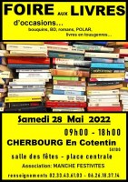 Foire aux livres d'occasion, CHERBOURG 28 MAI 2022