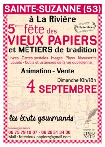 53 : Fête des Vieux Papiers et Métiers de Tradition - Sainte Suzanne