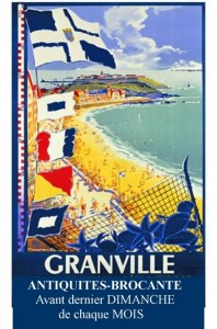 Marché mensuel d'Antiquités-Brocante de Granville (50)