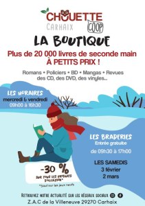 Braderie de livres et de produits culturels d'occasion
