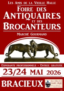 FOIRE AUX ANTIQUAIRES - BROCANTEURS - MARCHE GOURMAND