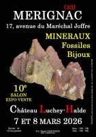 10e SALON MINERAUX FOSSILES BIJOUX de MERIGNAC (Gironde)