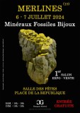 1er SALON MINERAUX FOSSILES BIJOUX de MERLINES (Corrèze)