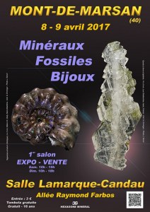 1er SALON MINERAUX FOSSILES BIJOUX de MONT-DE-MARSAN - LANDES - NOUVELLE AQUITAINE - FR...