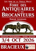 FOIRE AUX ANTIQUAIRES - BROCANTEURS - MARCHE GOURMAND